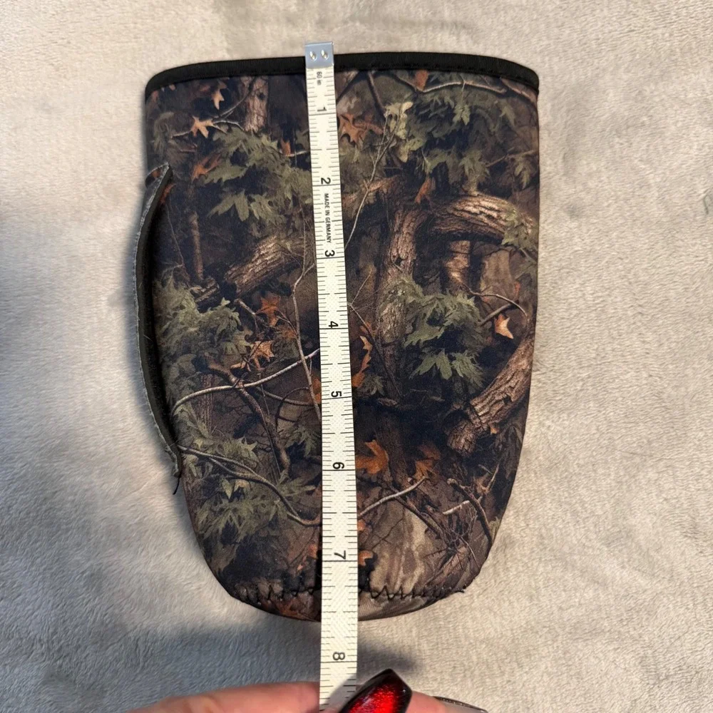 Camo Neoprene Cup Sleeve Insulated‎ Drink Holder Handle Hunting EUC